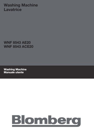 Blomberg WNF 8543 ACE20 Washing Machine