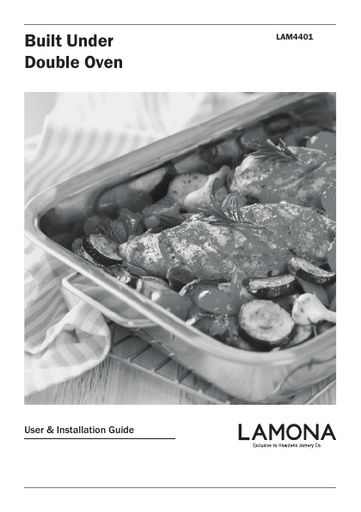 Lamona Built Under Double Fan Oven - LAM4401