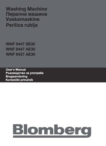 Blomberg WNF 8427 AE30 Washing Machine